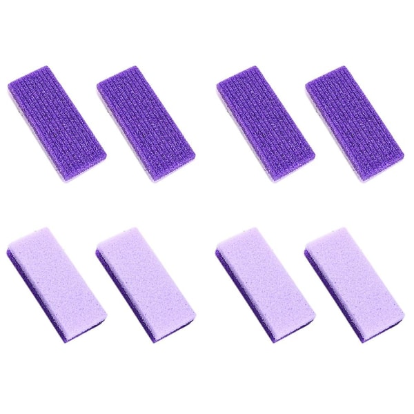 4 Pack Pumice Stone For Feet - Purple Foot Stone Scrubber For Heel Callus/dead Skin Remover