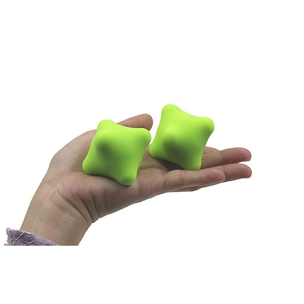 Gummi-reaktionsbold til forbedring af smidighed, reflekser og hånd-øje-koordinationsevner - lille praktisk størrelse, grøn