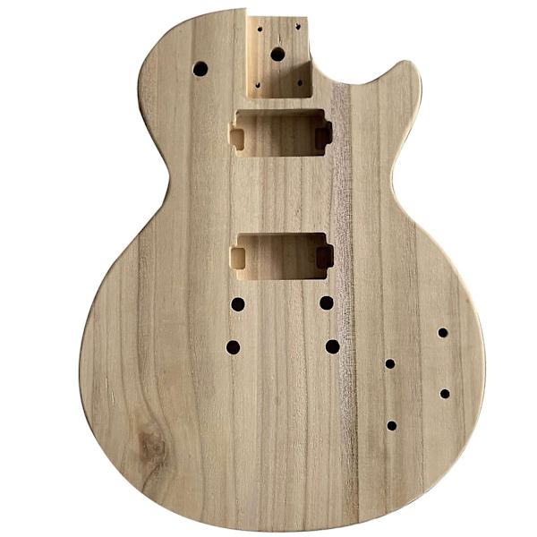 Uferdig håndlaget gitar kropp Candlenut tre elektrisk gitar kropp gitar fat