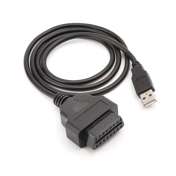 16-bens Obd2 til Usb-port opladeradapterkabelforbindelsesdiagnostisk værktøj