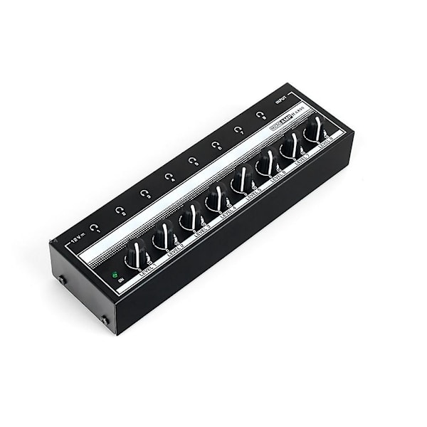 Ha800 Ultra - 8-kanals hörlursförstärkare för stereo-mikroförstärkare för musik mixer inspelning EU P