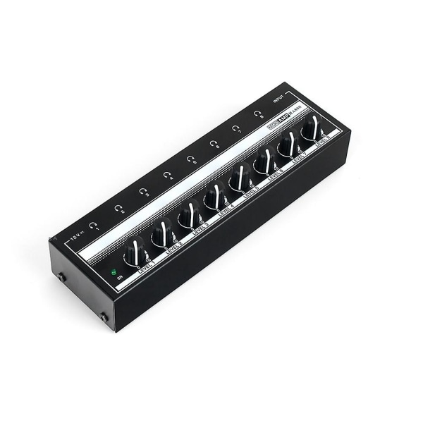 Ha800 Ultra - 8-kanals hovedtelefon-audio stereo forstærker mikroforstærker til musik mixer optagelse Eu P