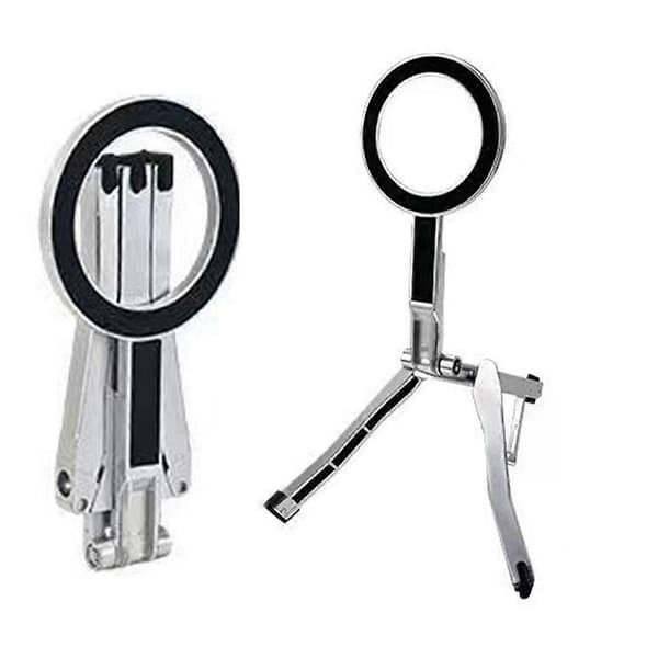 Magnetisk telefonholderstativ - Sammenfoldelig trefod selfie-stang - ABS-plastik Lightgray