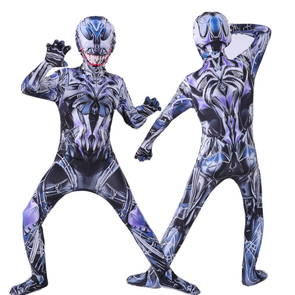 Spider-Man Cosplay-kostyme for barn og voksne, 3-12 år colored venom 130