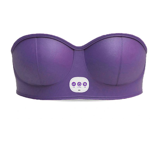 Sähköinen langaton rintaliivien suurentaja hierontalaite Rinnan hierontalaite Nosto ja roikkumisen esto Laite Kotikäyttöön Rintaliivit purple