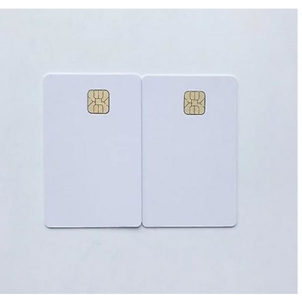 8 stk tomme kort med brikker Blanke pvc-kort Smart Ic-kort Blanke hvite kort