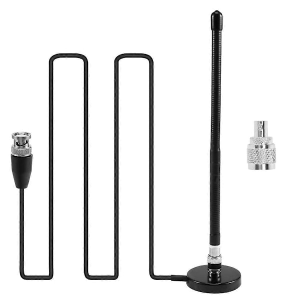 CB Antenne 27MHz Myk Pisk Magnetisk Base BNC PL259 Kontakt CB Antenne for Cobra