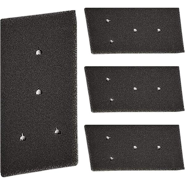 4 st svampfilter för Whirlpool, torktumlarfiltermatta 481010716911 23*11,5cm