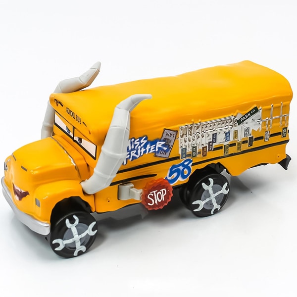 Bilar Film Leksaker Miss Fritter Diecast Modell Fordon Födelsedag Bil Leksaker För Pojkar Barn Present