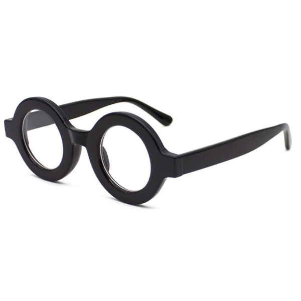 Vintage mustat pyöreät lukulasit Naisten Miesten Isokehykset Presbyopic  silmälasit 9402 | Fyndiq