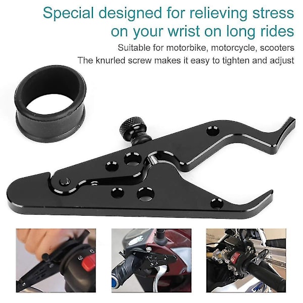 Cruise Throttle Clip, Motorcykel Cruise Control Throttle Lock Hjælp, Styrehjælp