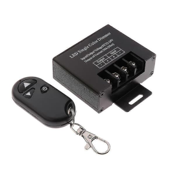 Rf 12v-24v 30a Led Lysdæmper Controller Til Led Enkeltfarvet Strip Lys+4key