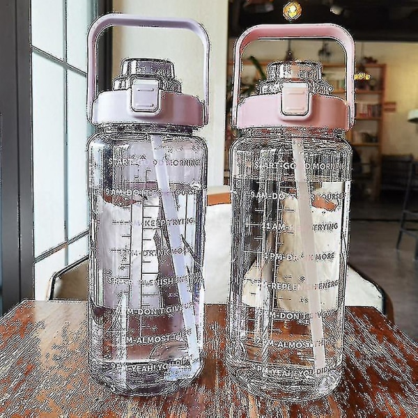 2l bærbare vandflasker med stor kapacitet Fitness-vandkande W
