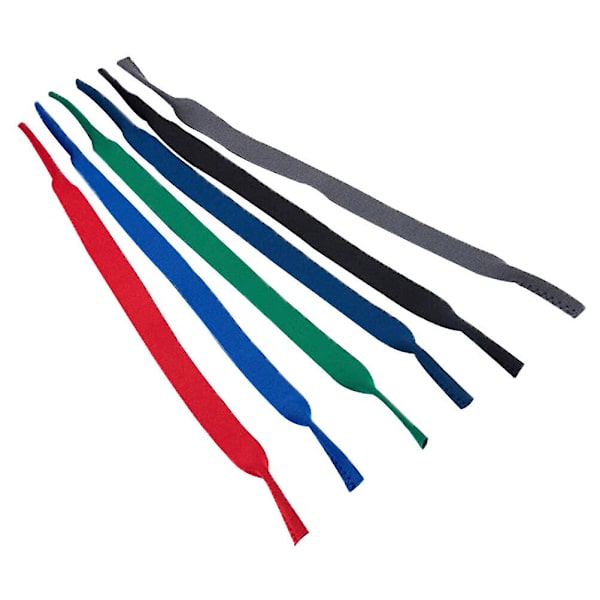 6 st sport solglasögon barn solglasögon nackband glasögonhållare glasögon elastisk sladd glasögon sportband glasögonband