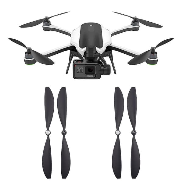4 stk. Drone Propeller Støjsvage Slagfaste Abs Reserveblade Drone Tilbehør Til Gopro Karma