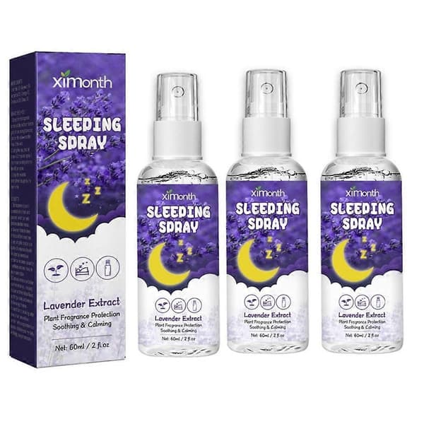 Lavendel Søvnspray Lavendel Vanilje Putetåke Søvn Putepray Dyp Søvnspray 60ml 3pcs