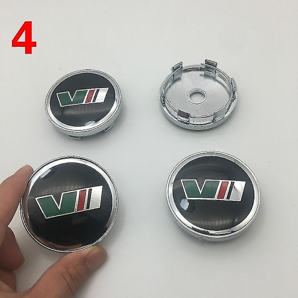 4 stk 60mm Bilhjul Navkapsler Deksel for Skoda Ford Ope