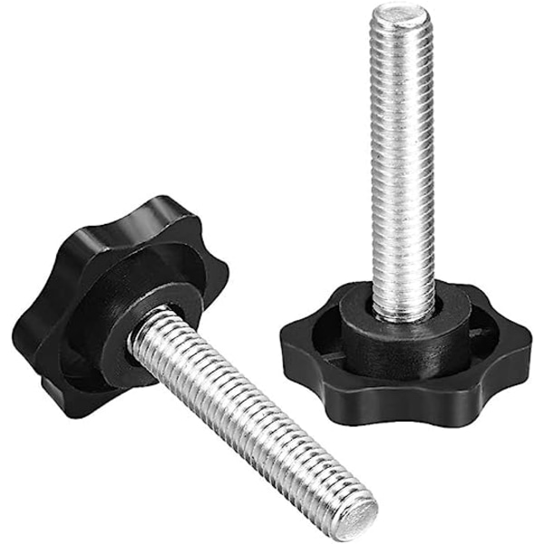 Kiinnityskahvan ruuvinupit Kahvan tähti nuppi M8 x 40mm Uroskierre 3kpl M8*40 *3