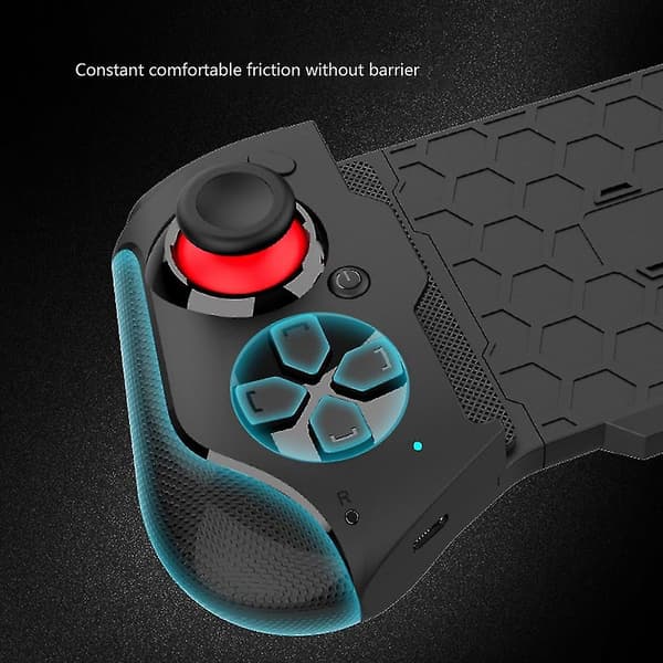 Trådløs Teleskopisk Bluetooth Gamepad til Android og Mobiltelefon Spilcontrollere Over 13.4 (sort)