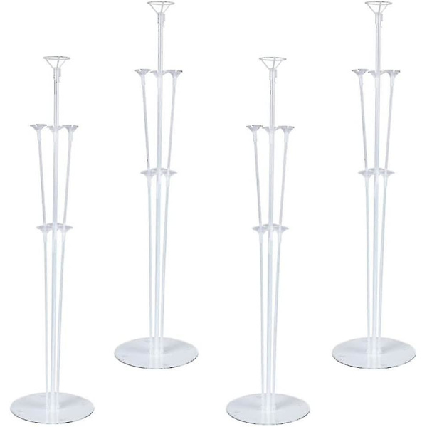 Pöytäilmapallotelineen sarja Ilmapallopidikkeet (70 cm 7 pallon pylväs) Pöytäilmapallokupeille ja -tikuille Ilmapalloteline Lattiateline Pöytäilmapallotelinepidike Ta