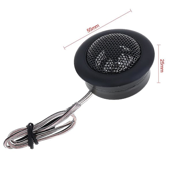 2 stk. Svart 800w -120 Bilhorn Dome Diskant Audio Høyttaler Bilstereo Diskant Høyttaler For