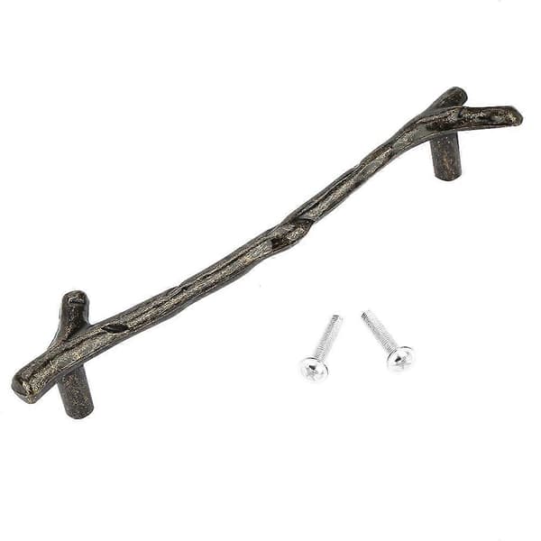 Sinklegering Tre Gren Solid Skap Håndtak Enkel Stil Møbeldør Tilbehør (162-Bronse)