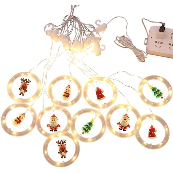 Led Jultomte Älg Design 3 Meter Ljusslinga