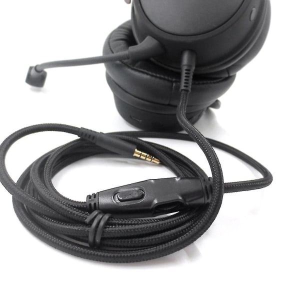 For -hyperx Cloud Alpha/flight Hodetelefonkabel Lydkontroll