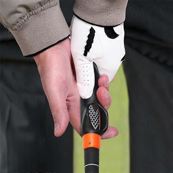 Golfgrepp Träningshjälp Golfsving Golfputtergrepp Golfkit Högerhandsgolfare Greppkorrigerare (Blå)