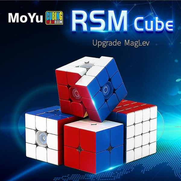 Nyaste Moyu Rs3m Maglev 3x3x3 Magic Speed Cube Mf8900 magnet