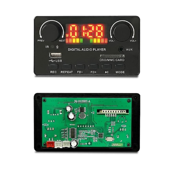 2x40w forstærker Bluetooth Mp3-afspiller Wav-dekoderkort Dekoder Bluetooth-modul