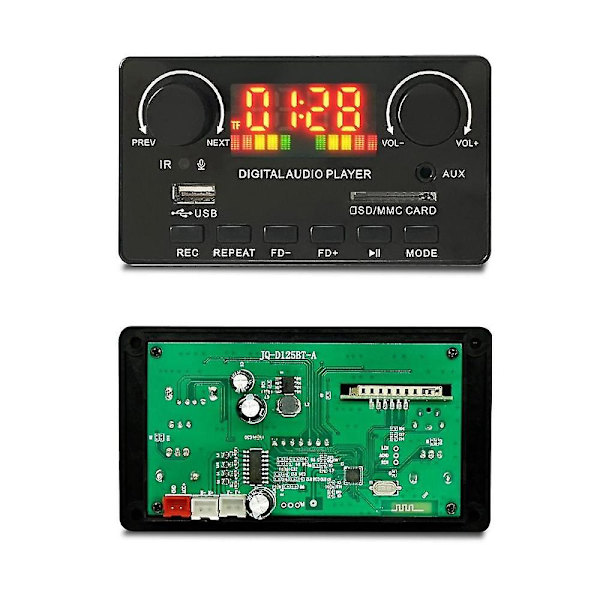 2x40w forsterker Bluetooth Mp3-spiller Wav dekoderkort dekoder Bluetooth-modul