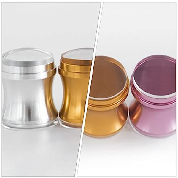 3 sæt manicure skrabere negle stempel forsegling manicure maleri forsegling mand