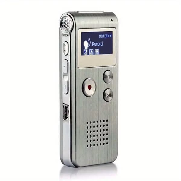 Multifunksjonell Oppladbar 8GB 650 Timer Digital Lydopptaker MP3-spiller