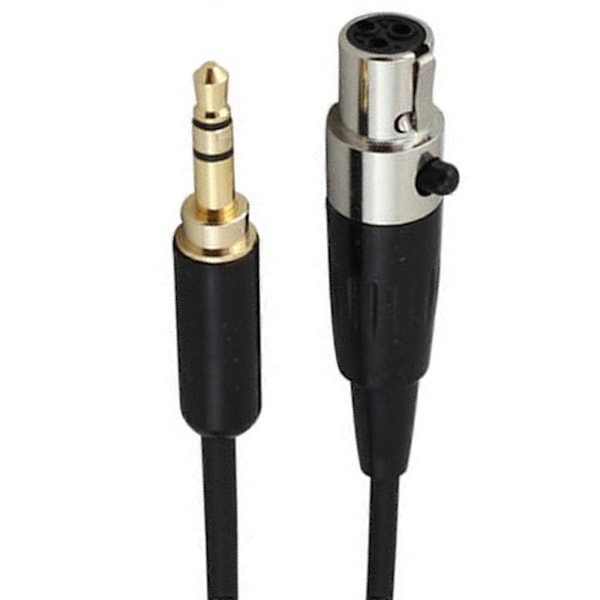 3,5 mm Jack til 3-pin Mini XLR Hunn for BM800 PC Hodetelefon Mikser Mikrofon Stereo Kamera Forsteker 0.