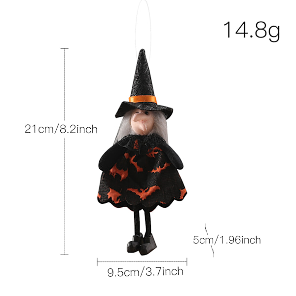 Halloween-noita tonttujen pehmolelut sisustus 2 kpl skandinaavinen Hallo