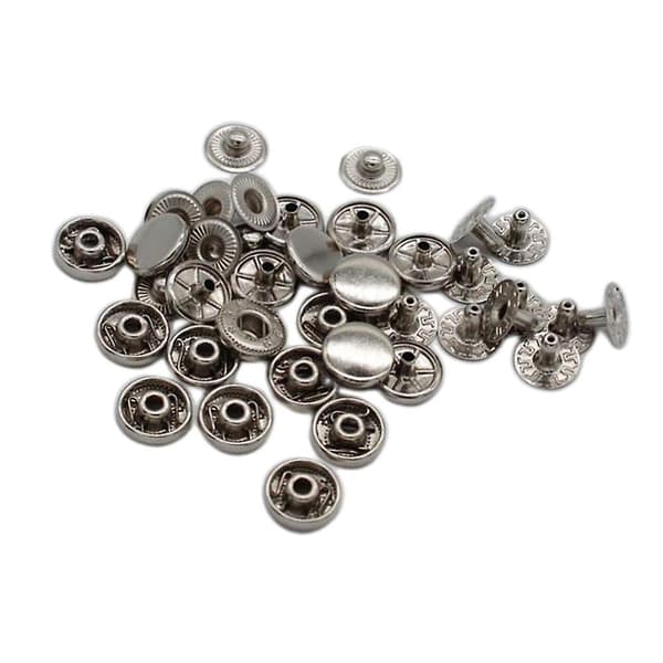 10 set tryckknappar tryckknappar för sömnad jeansjacka kläder 15mm