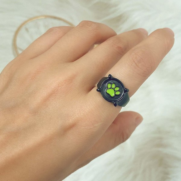 Kat Ringe Cosplay Kat Sort Ring Anime Kat Kløring Finger Ring Cosplay Rekvisitter