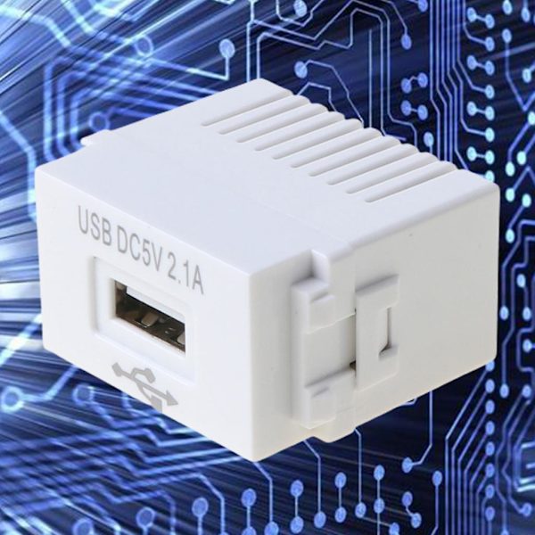 Ladepanel-kontakt Strømomformer Usb Strømbrytermodul Vegguttak