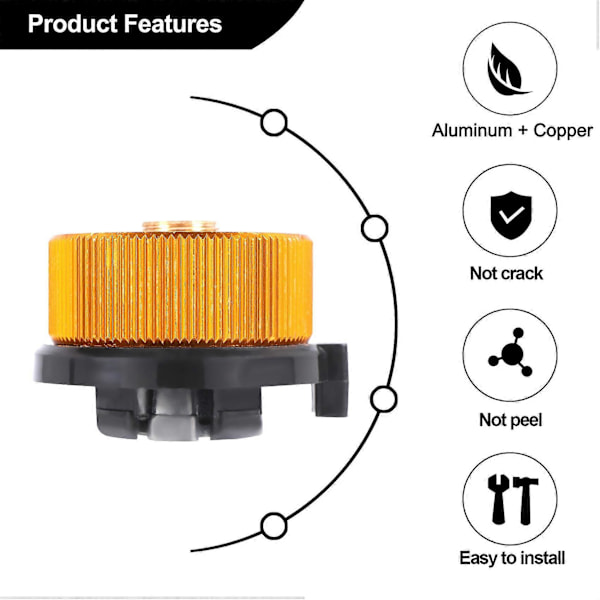 2 st Gasadapter Säker Gasoladapter Spisanslutning Utomhus Camping Gasflaskadapter för Butanbehållare
