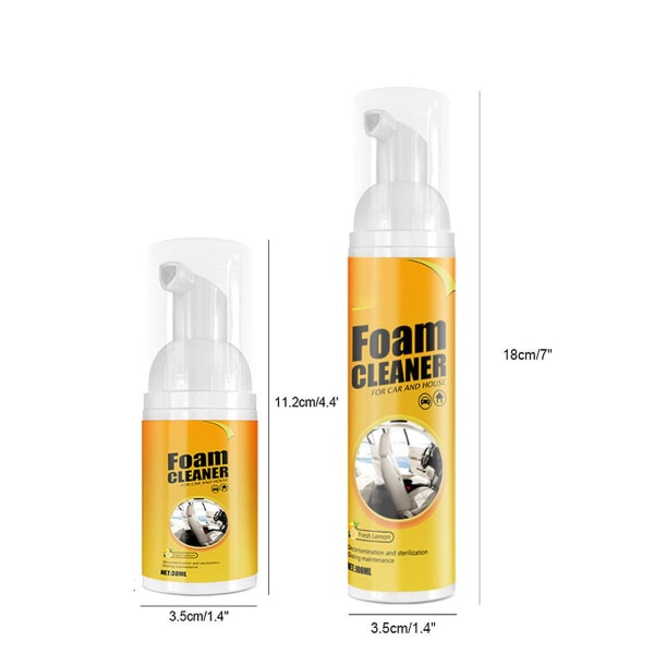 Multi Purpose Foam Cleaner Spray Kraftig pletfjernelse til hjemmets bilinteriør 2