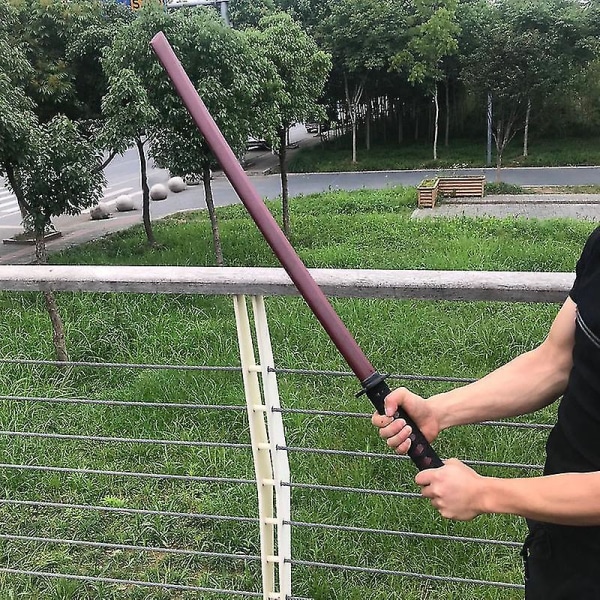 60cm Träsvärd Katana Leksakssvärd Cosplay Rekvisita Personlig Samling Hantverk Barn Leksakssvärd Aikido Demon Slayer Abu-abu Tua