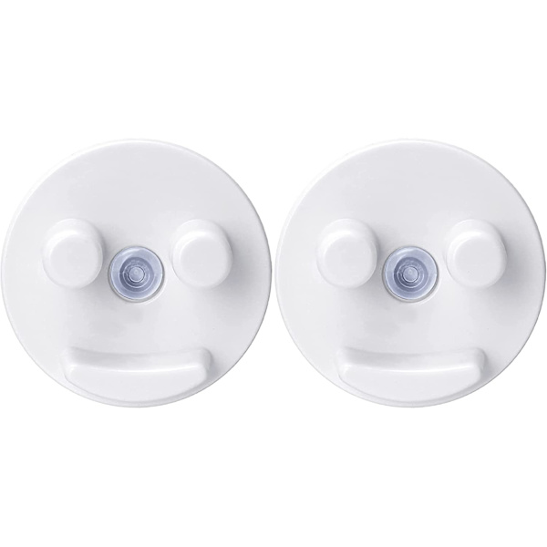 Svampställ, 2-pack Sugkoppssvampförvaring för kök och badrum, svamp ingår ej