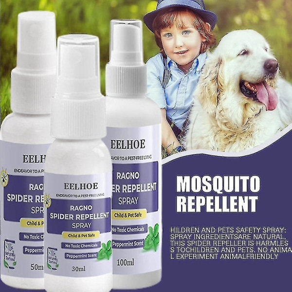 Tib Spider Repellent Spray Langvarig Effektiv Spider Control Afviser Insekter 100ml