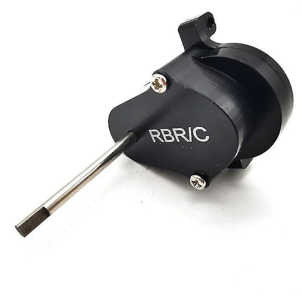 Metallgirkasse med metallgir for D12 D42 1/10 RC-bil oppgraderingsdeler tilbehør, svart