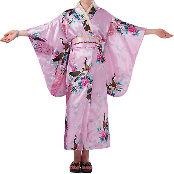 Traditionel japansk kvinde kimono smuk kimono badekåbe Nig