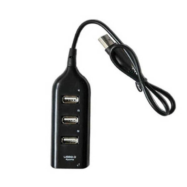 4 porter høyhastighetshub Hi-speed 4 porter Usb 2.0 multihub splitterutvidelse