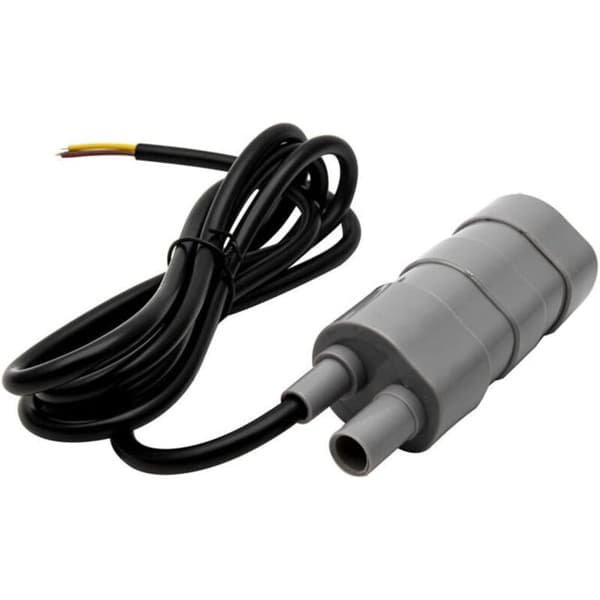 Högflödes 12V dränkbar vattenpump för husbilspool.
