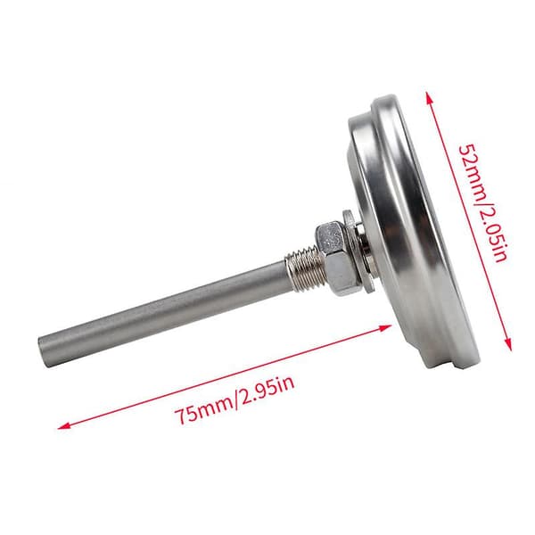 300 Celsius 2 Tommer Rustfrit Stål Grill BBQ Ryger Grill Termometer Temperaturmåler