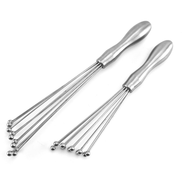 Ballvisp i rustfritt stål DUO | Sett med 2 | 10\" & 12\" Ballvisp